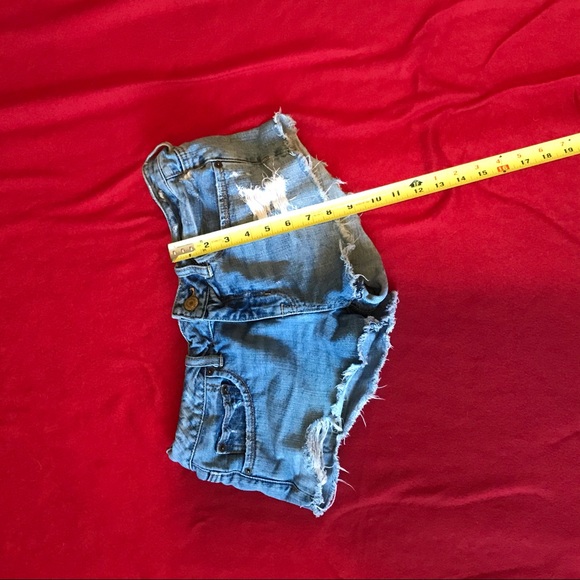 American Eagle Distressed Cutoff Denim Shorts - Picture 6 of 6